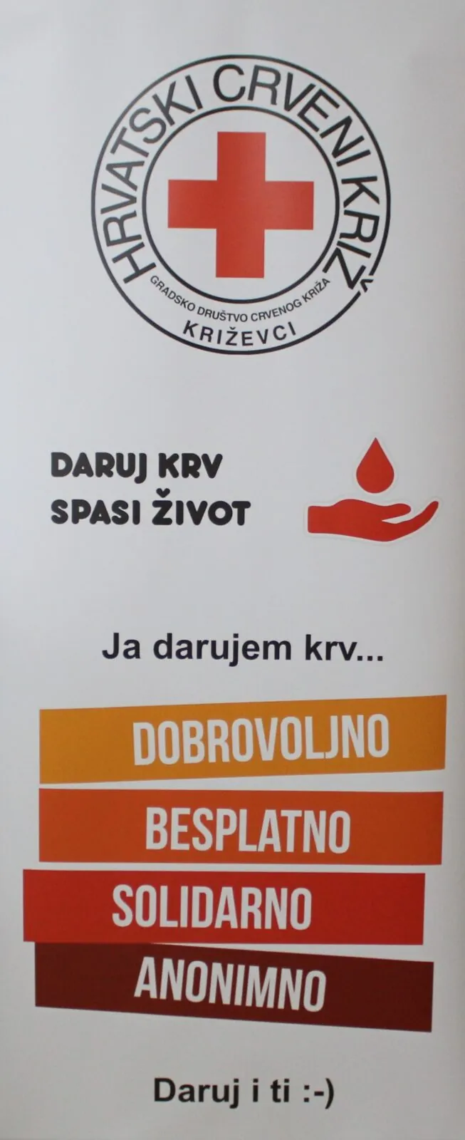 Akcija dobrovoljnog darivanja krvi - Crveni križ - Križevci 