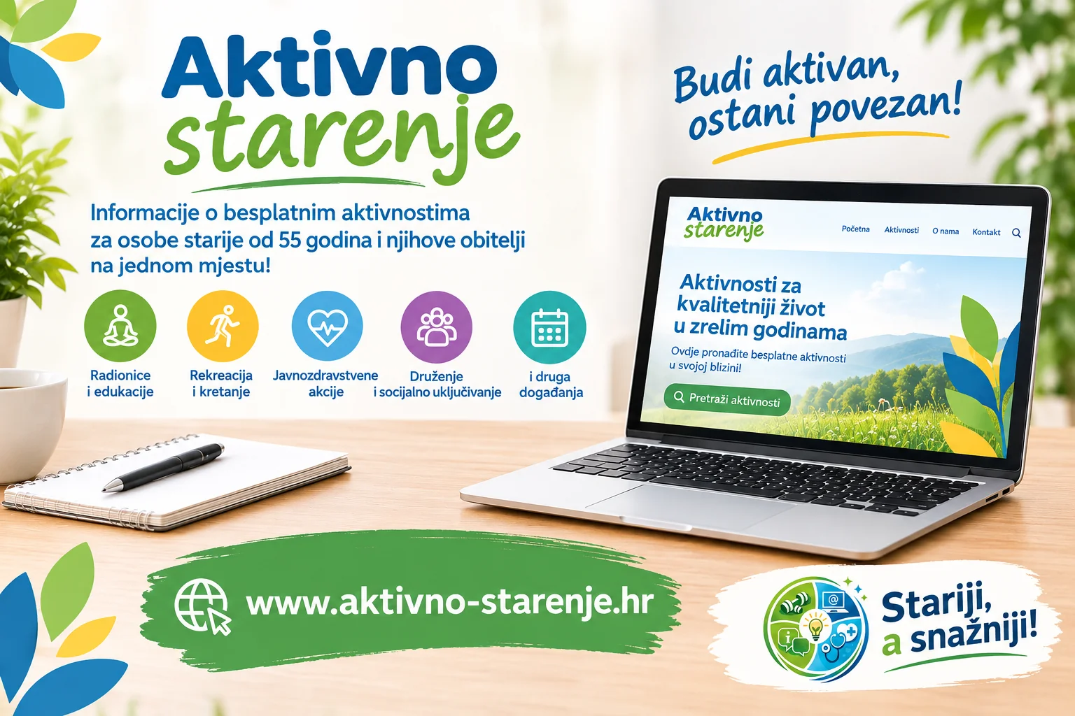 Pokrenuta nova mrežna stranica Aktivno starenje - Crveni križ - Križevci 